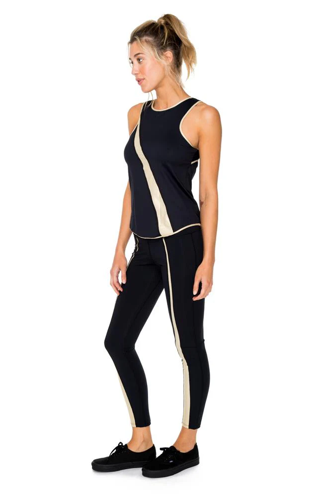 BARACOA - Gold Cut Out Legging - Image 3